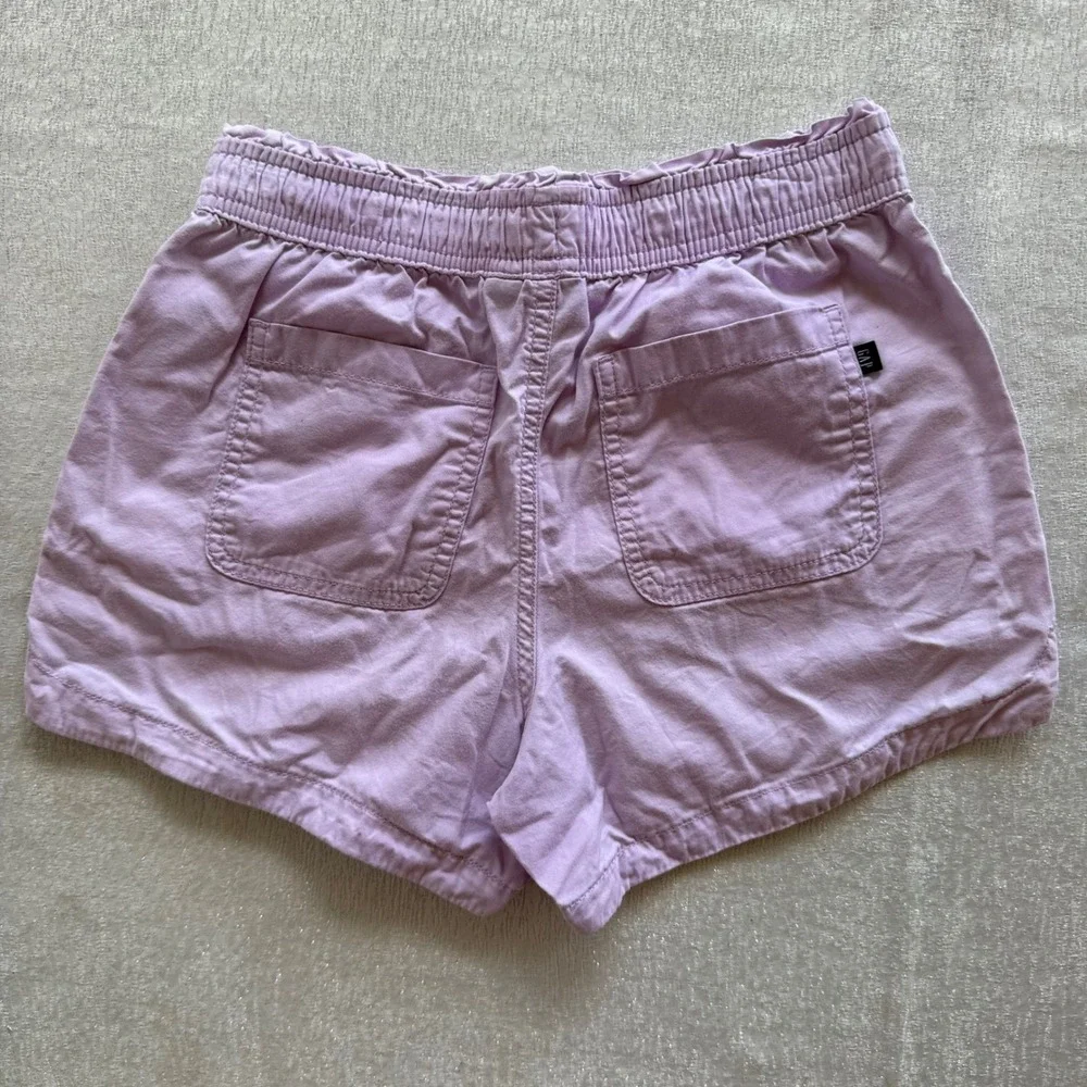 3pc Gap Kids Girls Size L 10 12 Cotton Paperbag Waist Shorts Bundle Pastel